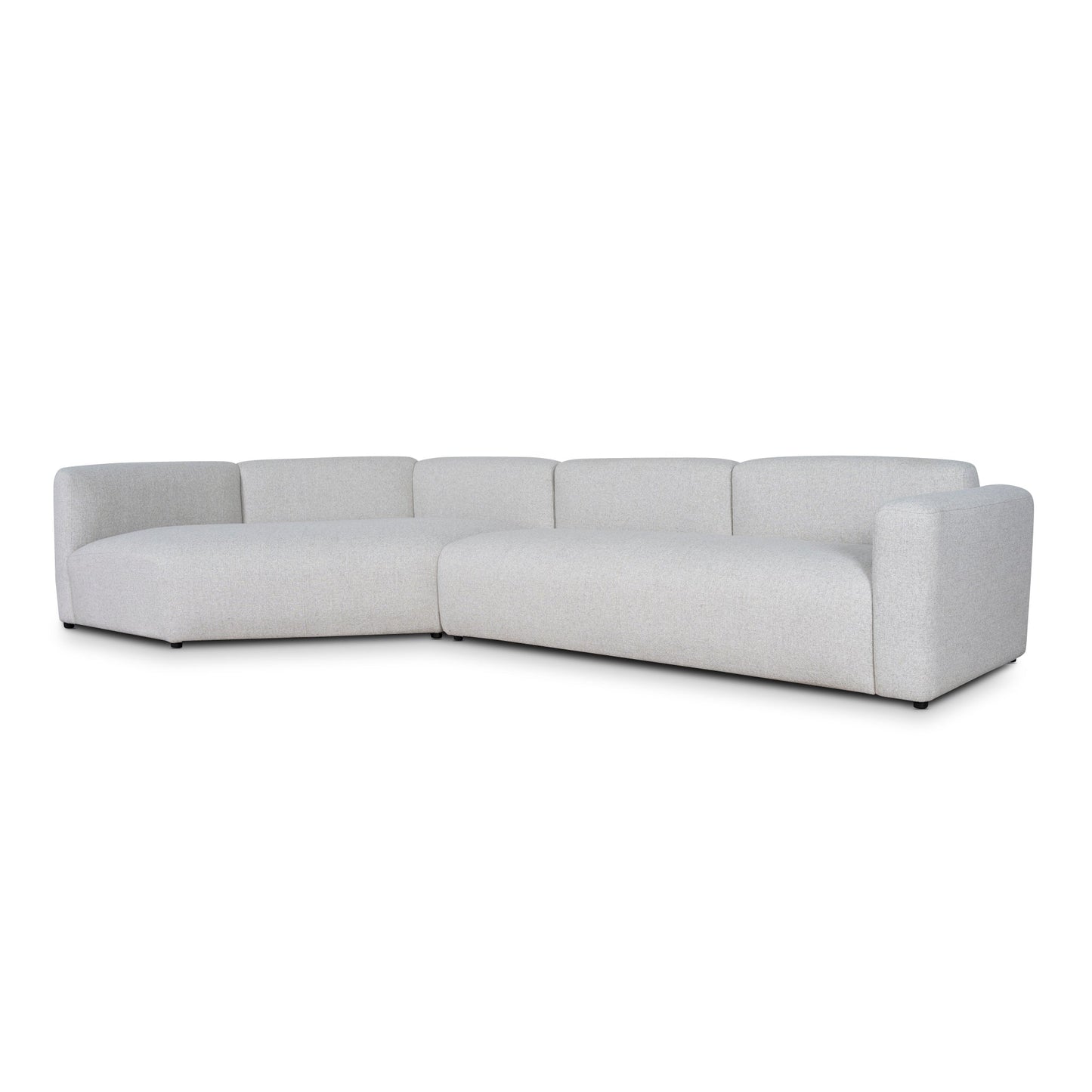 CLC10870-FS Right Arm Corner Sofa - Textured Beige