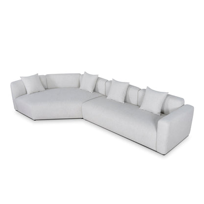 CLC10870-FS Right Arm Corner Sofa - Textured Beige