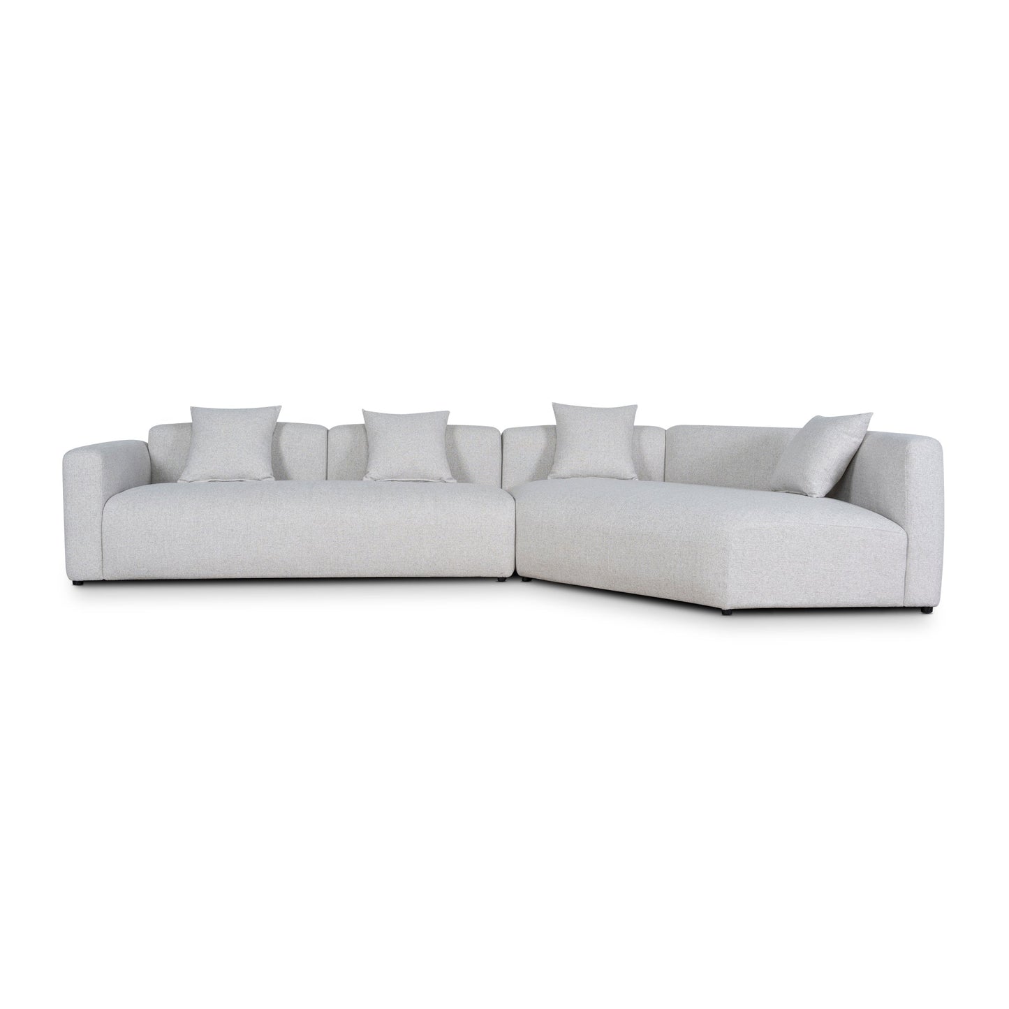 CLC10871-FS Left Arm Corner Sofa - Textured Beige