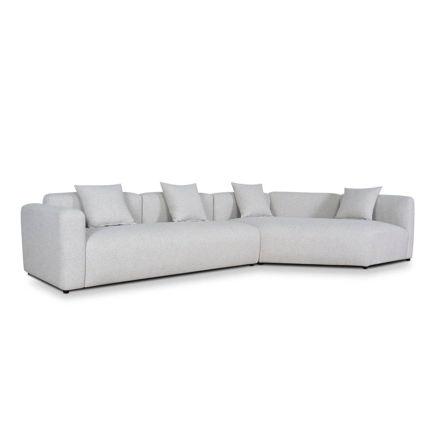 CLC10871-FS Left Arm Corner Sofa - Textured Beige