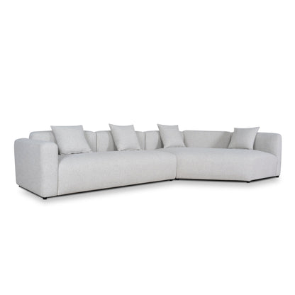 CLC10871-FS Left Arm Corner Sofa - Textured Beige