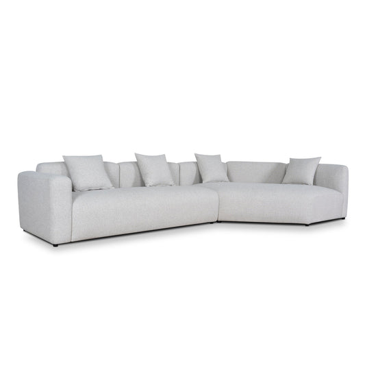 CLC10871-FS Left Arm Corner Sofa - Textured Beige