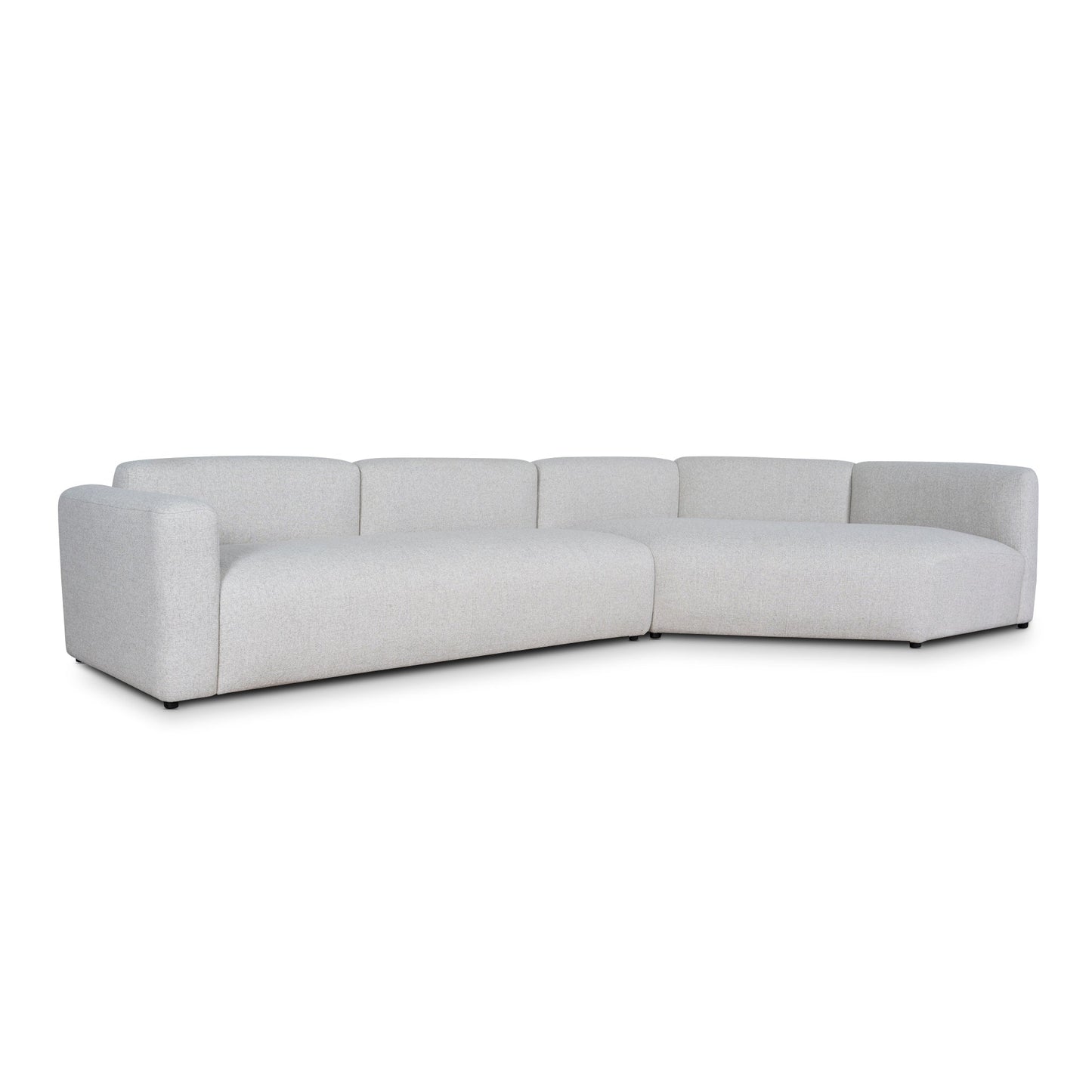 CLC10871-FS Left Arm Corner Sofa - Textured Beige