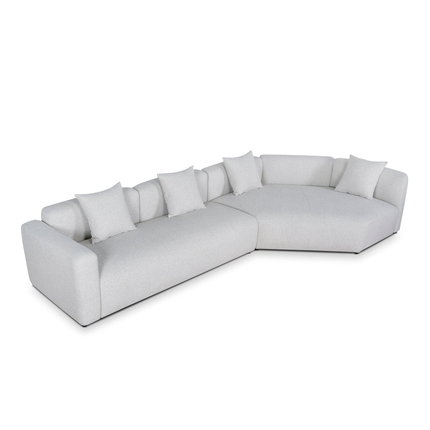 CLC10871-FS Left Arm Corner Sofa - Textured Beige
