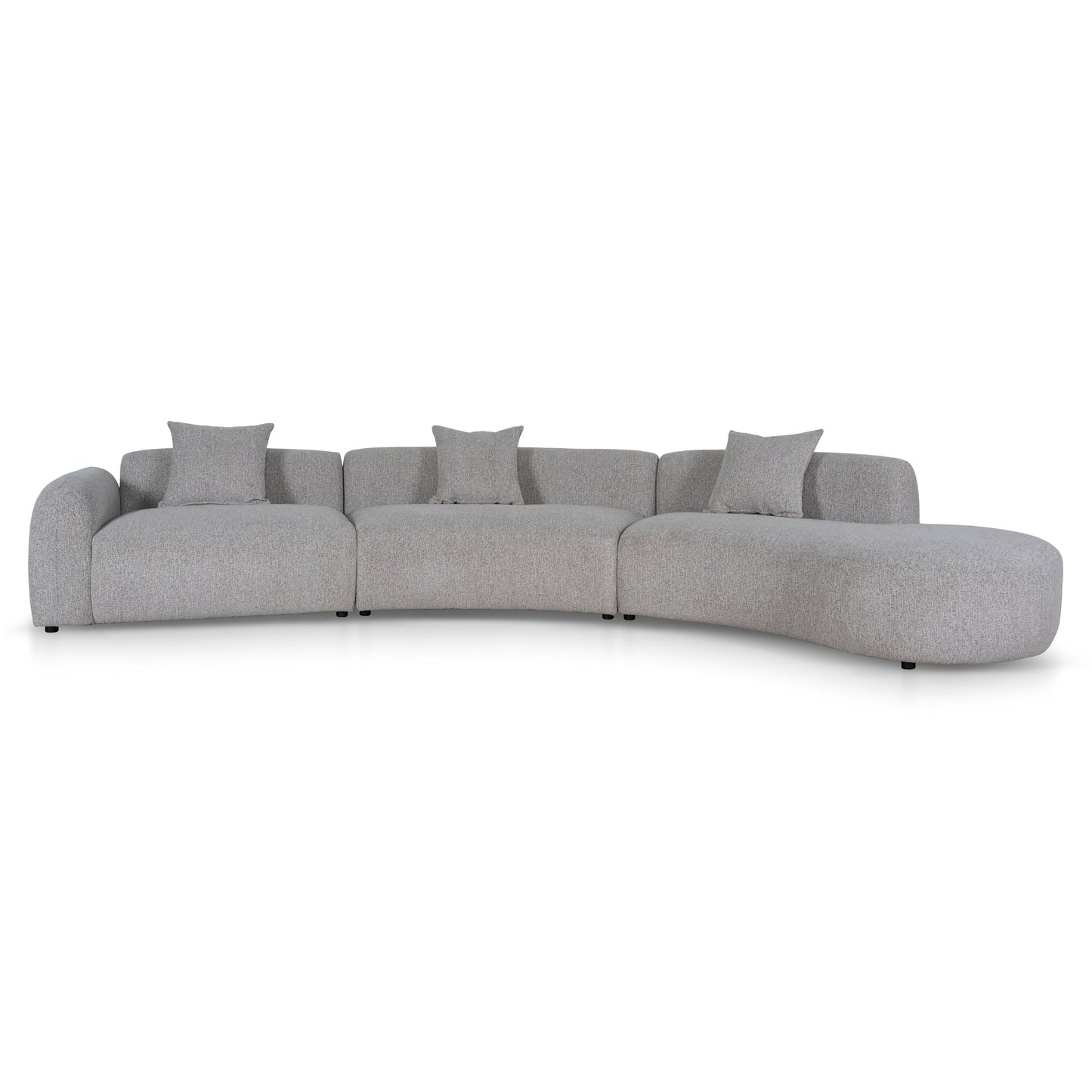 CLC10872-FS Right Chaise Modular Sofa - Mushroom Beige