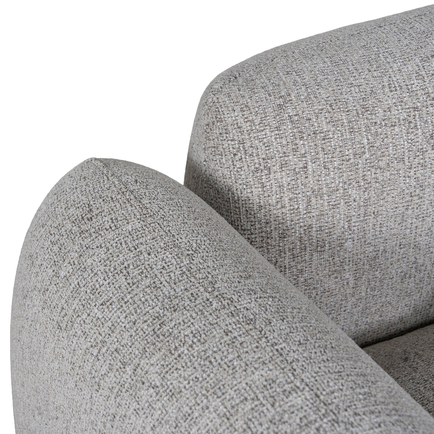 CLC10872-FS Right Chaise Modular Sofa - Mushroom Beige