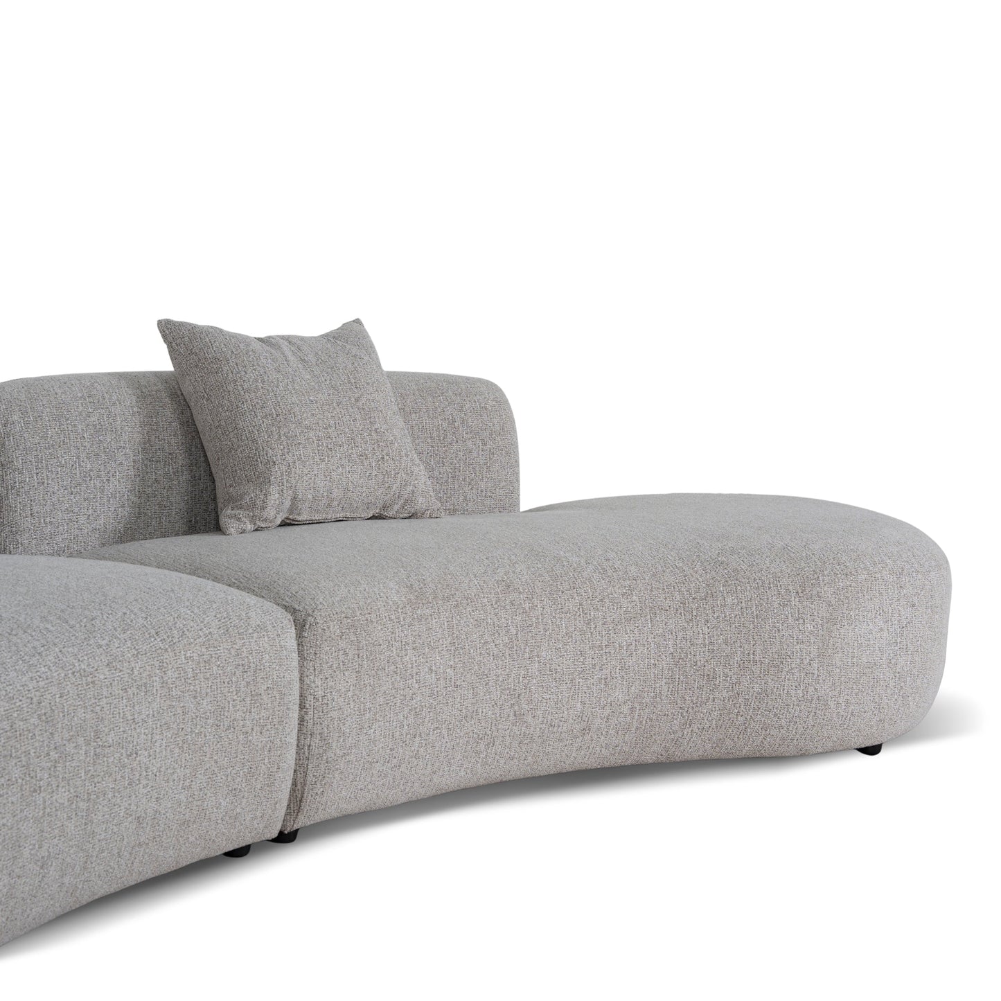 CLC10872-FS Right Chaise Modular Sofa - Mushroom Beige