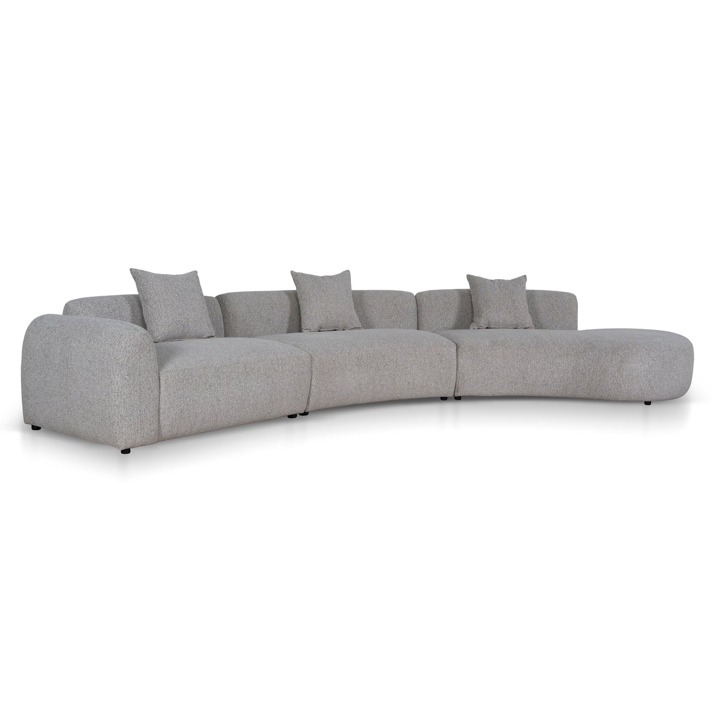 CLC10872-FS Right Chaise Modular Sofa - Mushroom Beige