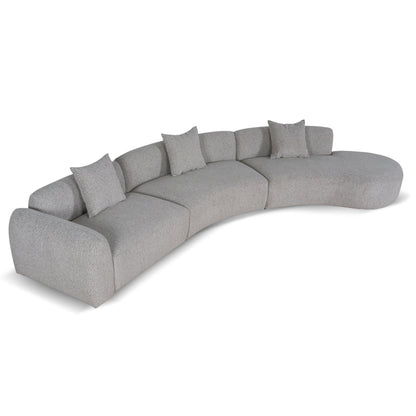 CLC10872-FS Right Chaise Modular Sofa - Mushroom Beige