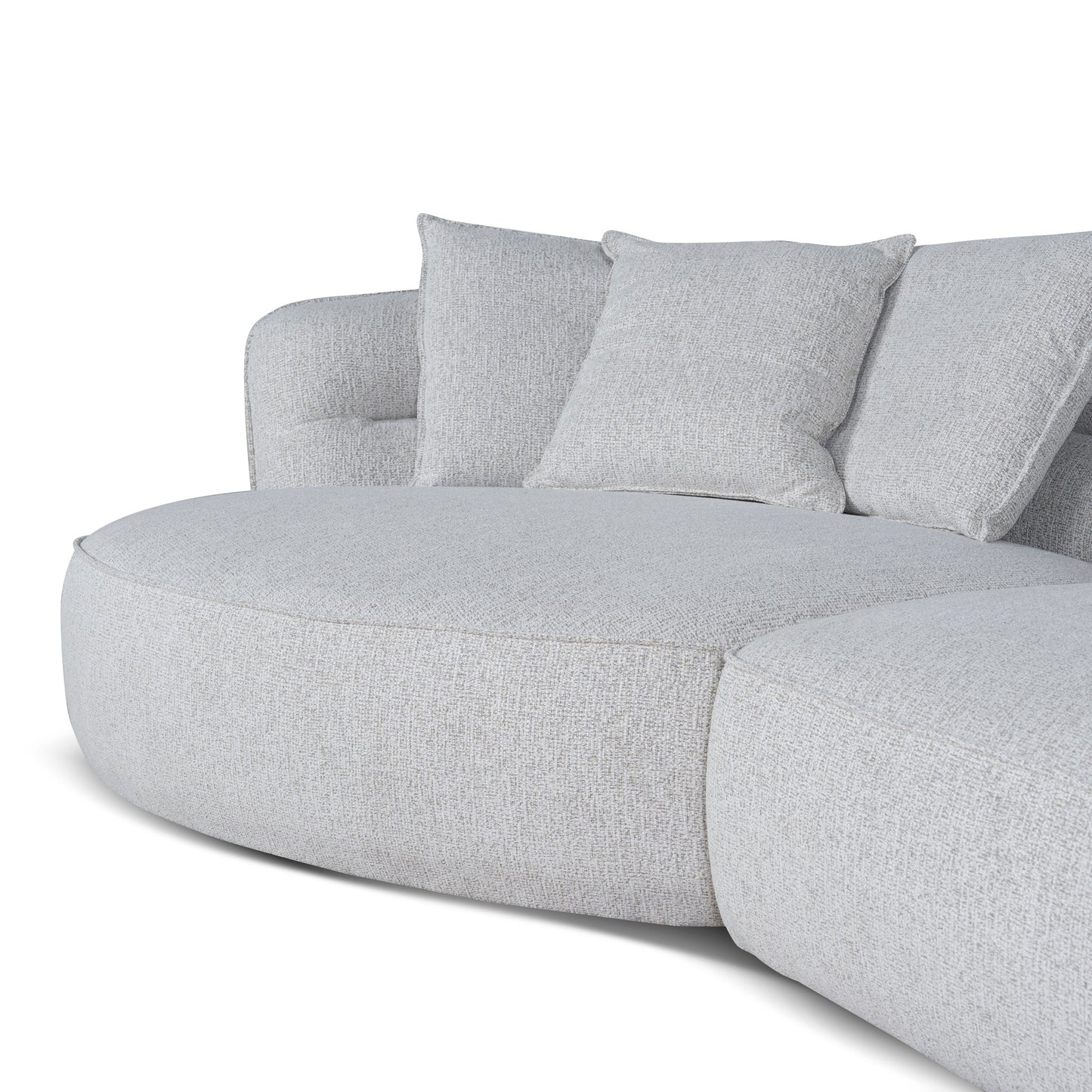 CLC10874-KJ Left Chaise Sofa - Almond Beige