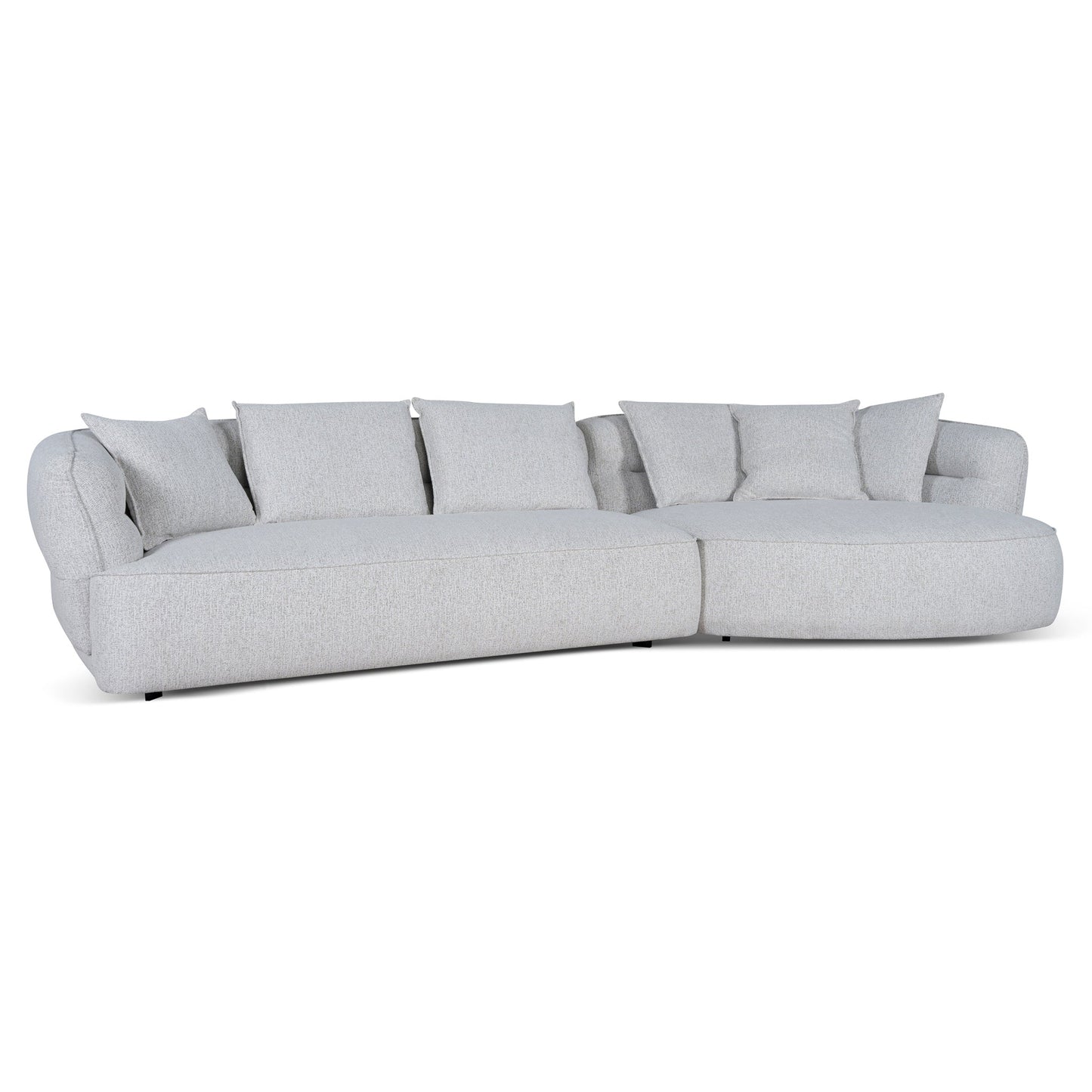 CLC10875-KJ Right Chaise Sofa - Almond Beige