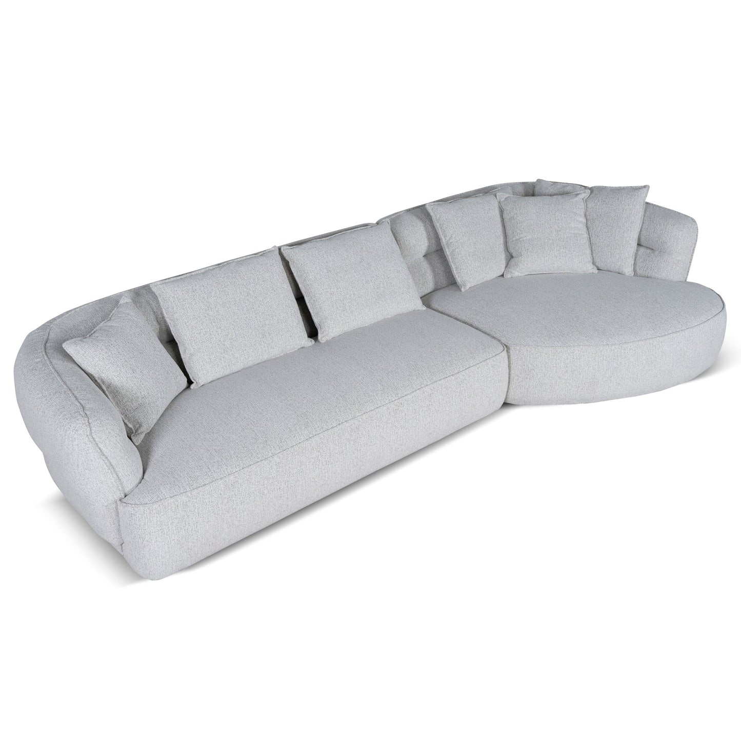 CLC10875-KJ Right Chaise Sofa - Almond Beige