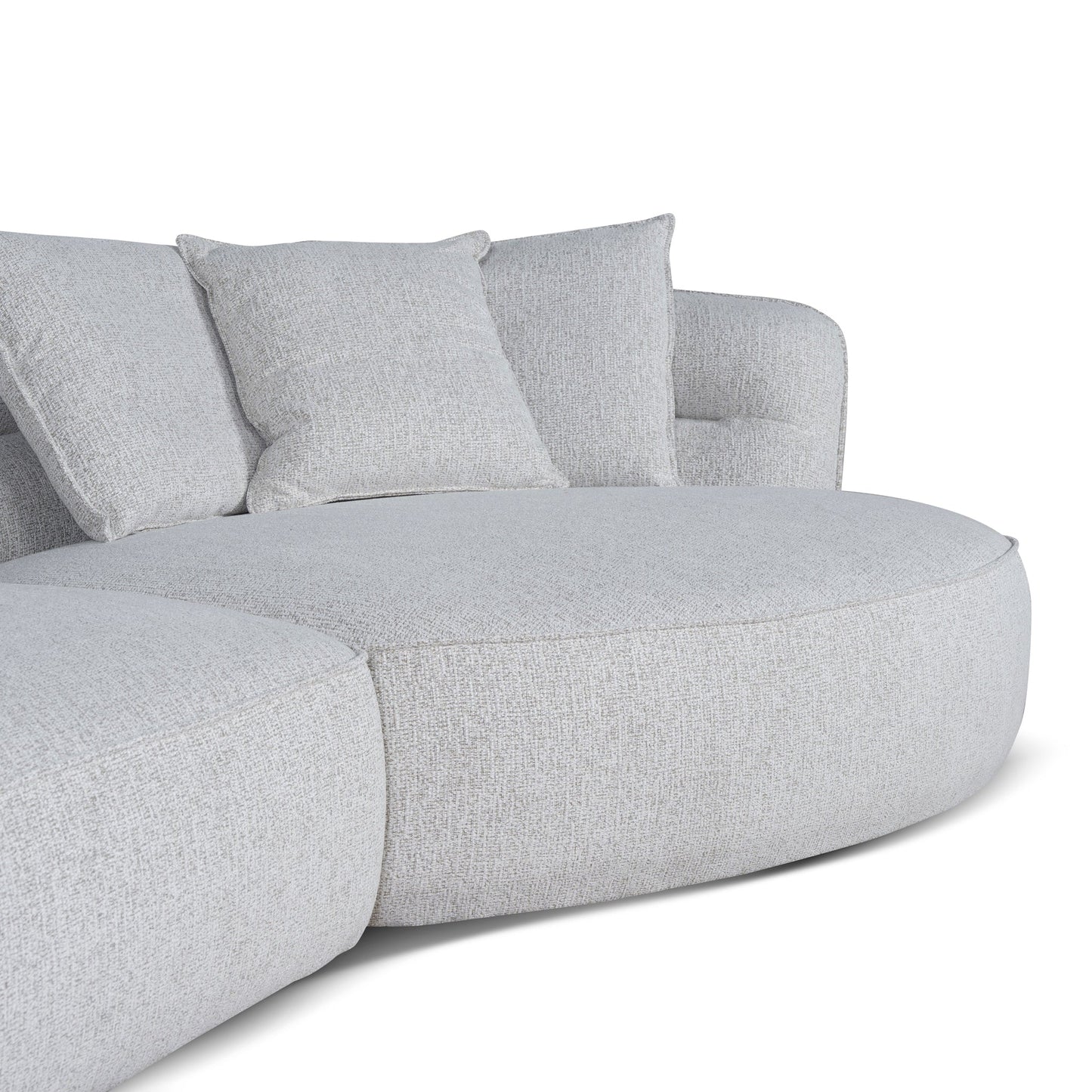 CLC10875-KJ Right Chaise Sofa - Almond Beige