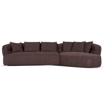 CLC10876-KJ Right Chaise Sofa - Moss Brown