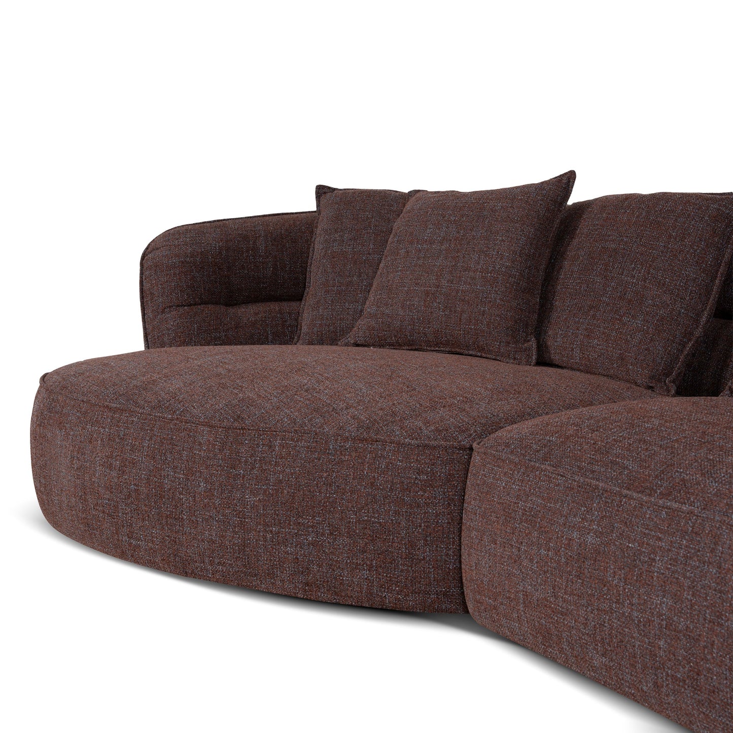CLC10877-KJ Left Chaise Sofa - Moss Brown