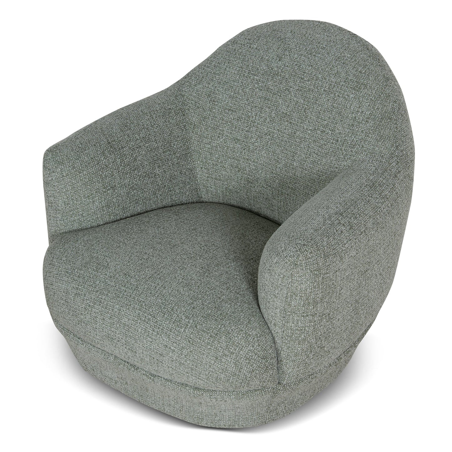 CLC10883-KJ Swivel Armchair - Coral Light Green