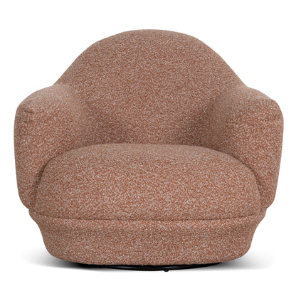 CLC10884-KJ Swivel Armchair - Terracotta Brown