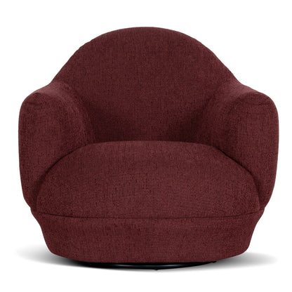 CLC10885-KJ Swivel Armchair - Rustic Red