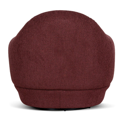 CLC10885-KJ Swivel Armchair - Rustic Red