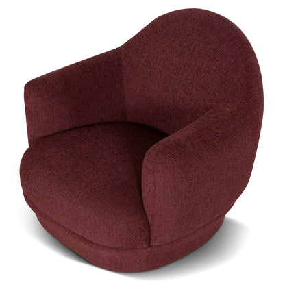 CLC10885-KJ Swivel Armchair - Rustic Red