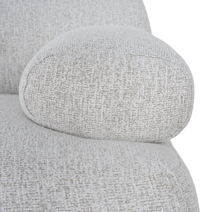 CLC10888-KJ Left Armless Modular Corner Sofa - Almond Beige