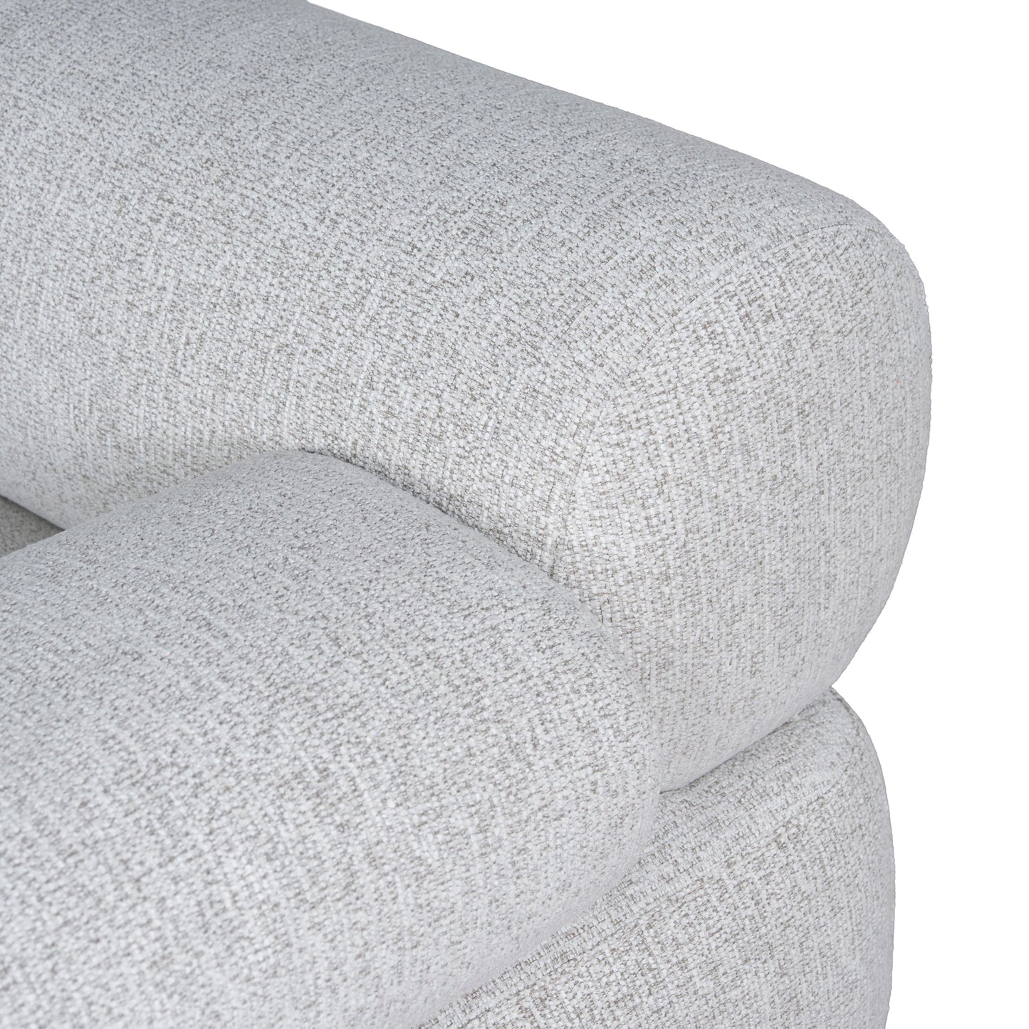 CLC10888-KJ Left Armless Modular Corner Sofa - Almond Beige