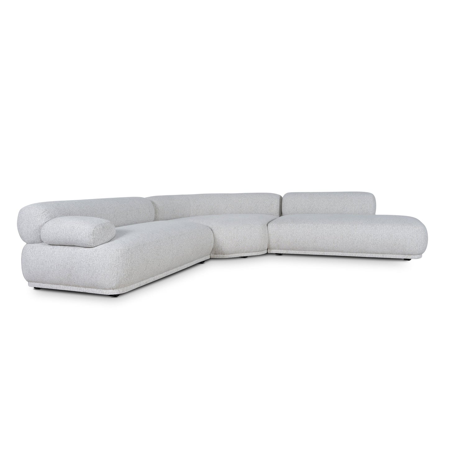 CLC10889-KJ Right Armless Modular Corner Sofa - Almond Beige