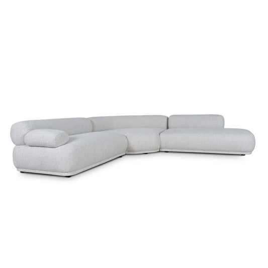 CLC10889-KJ Right Armless Modular Corner Sofa - Almond Beige