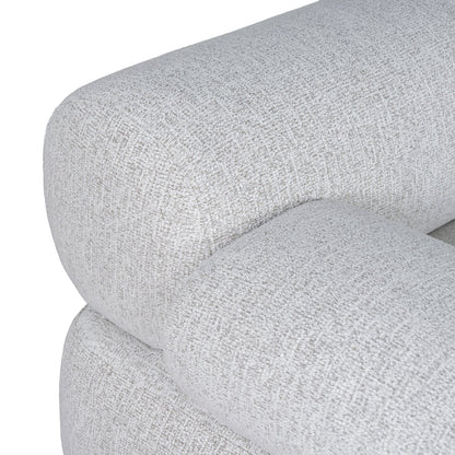 CLC10889-KJ Right Armless Modular Corner Sofa - Almond Beige