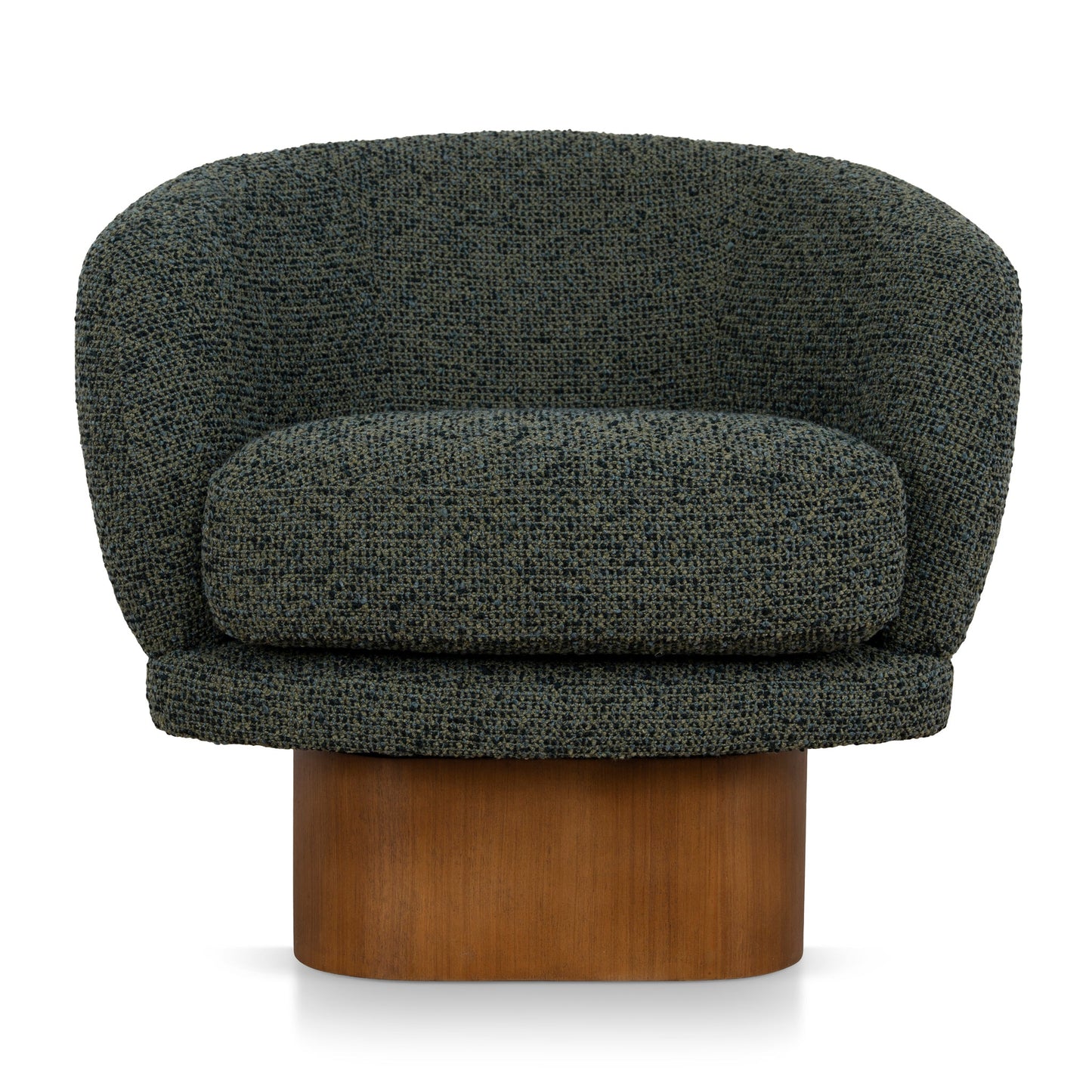 CLC10923-CA Fabric Swivel Armchair - Dusky Green