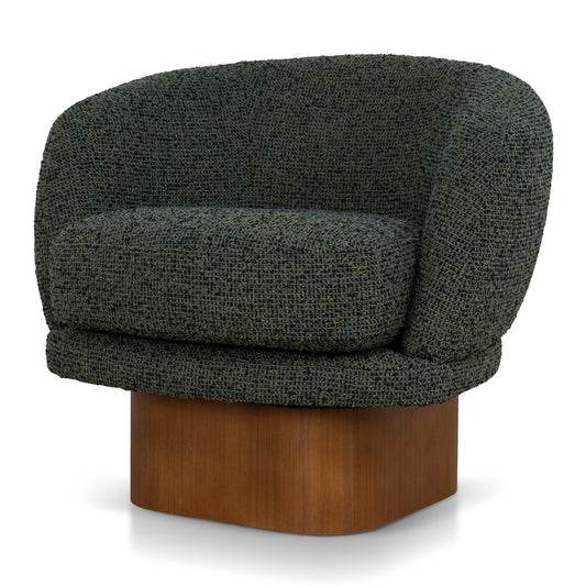 CLC10923-CA Fabric Swivel Armchair - Dusky Green