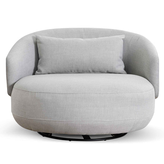 CLC6657-KSO Swivel Armchair - Light Texture Grey