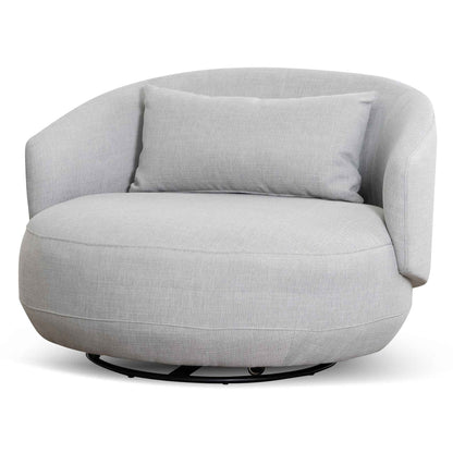 CLC6657-KSO Swivel Armchair - Light Texture Grey