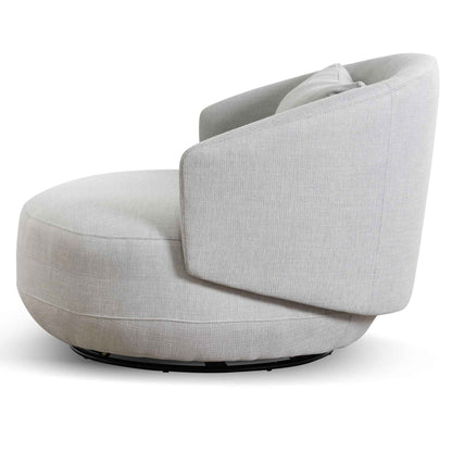 CLC6657-KSO Swivel Armchair - Light Texture Grey