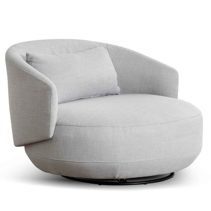 CLC6657-KSO Swivel Armchair - Light Texture Grey