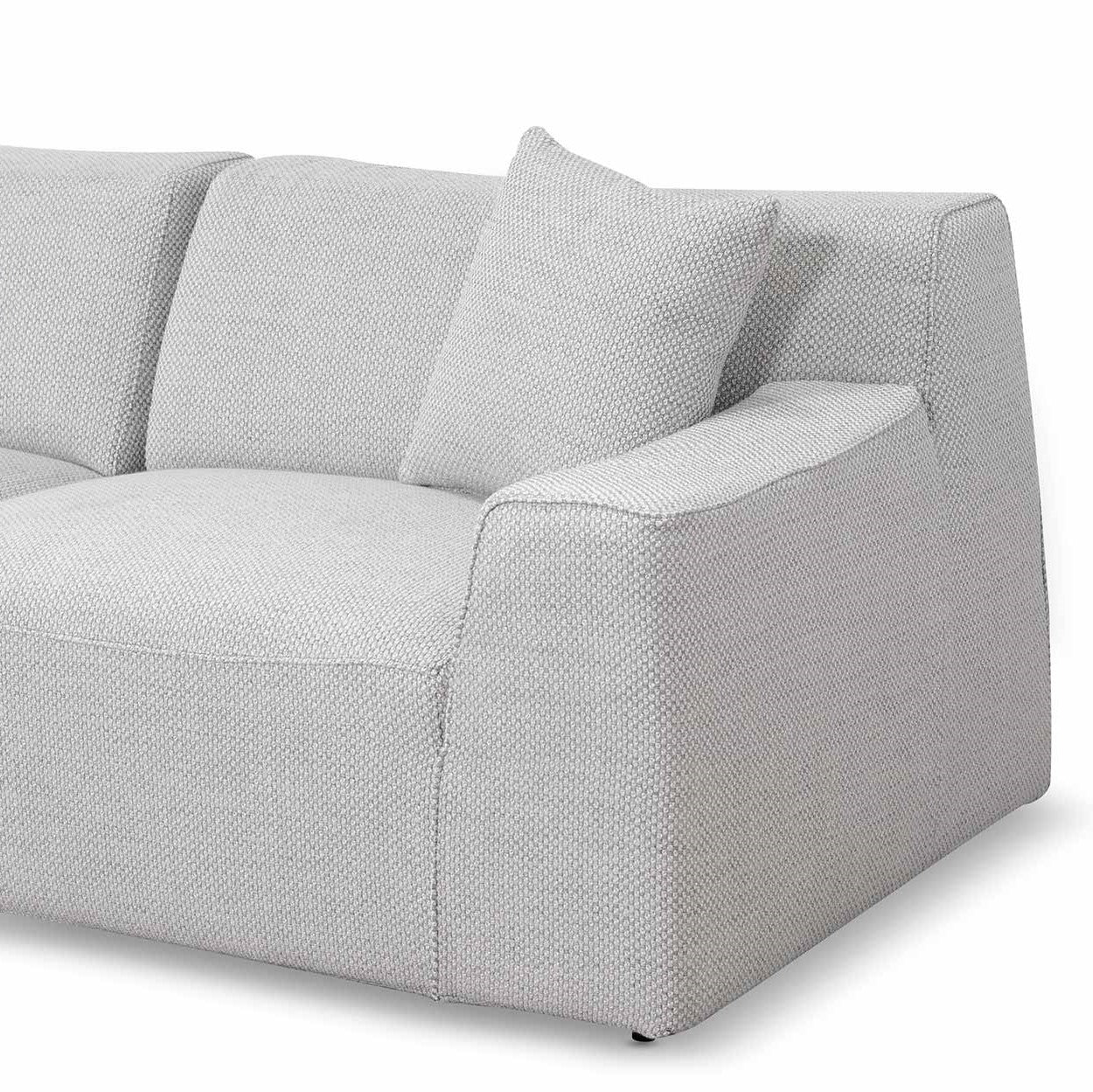CLC6828-YY 3 Seater Left Chaise Sofa - Passive Grey
