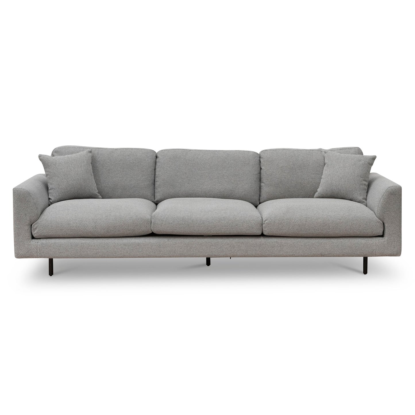 CLC6833-CA 4 Seater Fabric Sofa - Grey