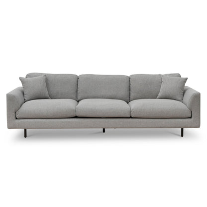 CLC6833-CA 4 Seater Fabric Sofa - Grey