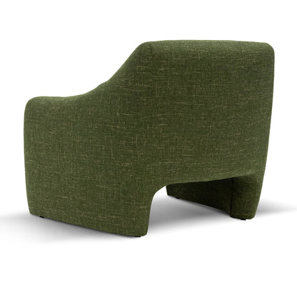 Fabric Armchair - Khaki Green