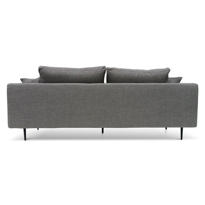 4 Seater Fabric Sofa - Noble Grey