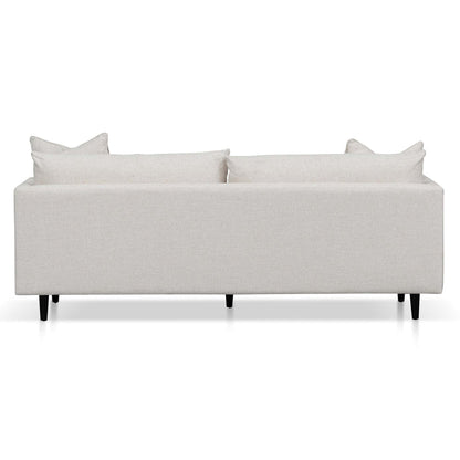 3 Seater Fabric Sofa - Silver Rust