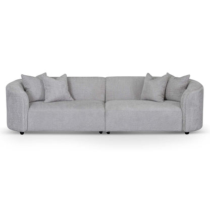 CLC8119-CA 4 Seater Sofa - Light Grey Fleece - Last one