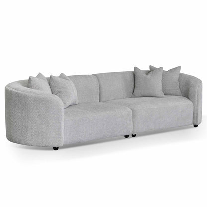 CLC8119-CA 4 Seater Sofa - Light Grey Fleece - Last one