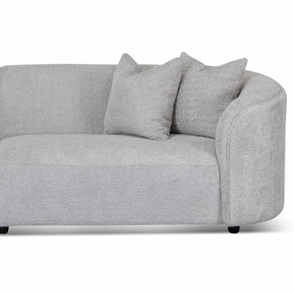 4 Seater Sofa - Light Grey Fleece