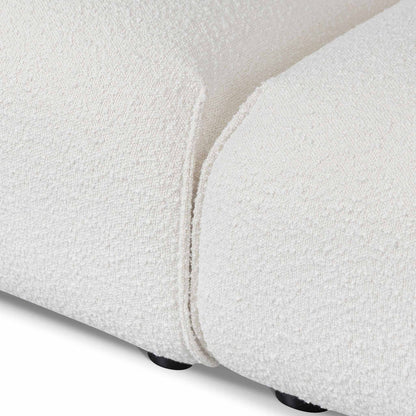 3 Seater Sofa - White Wash Boucle