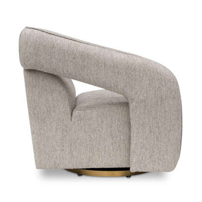 CLC8220-CA Swivel Armchair - Light Grey