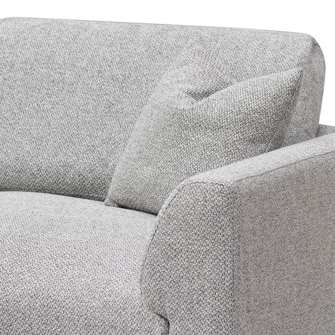 CLC8274-CA 4 Seater Fabric Sofa - Sterling Charcoal