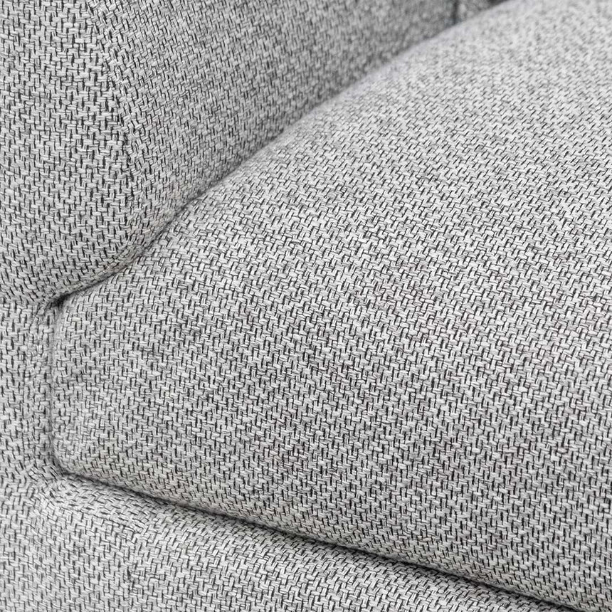 4 Seater Fabric Sofa - Sterling Charcoal