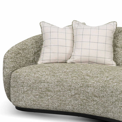 Inga 3 Seater Fabric Sofa