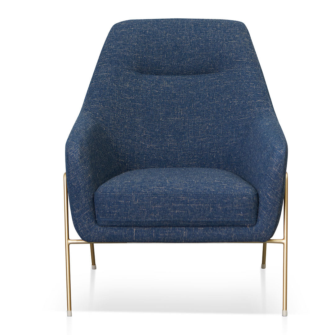 CLC8325-KSO Fabric Armchair - Dark Blue